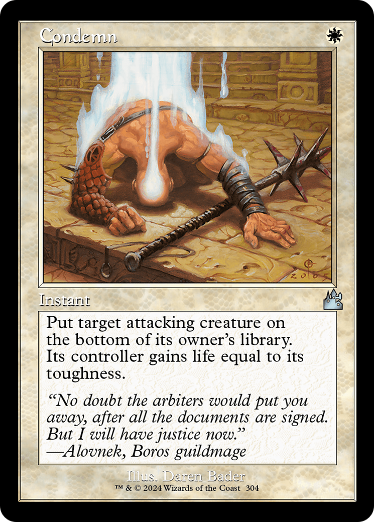 Image of Condemn (Retro Frame) [Ravnica Remastered]