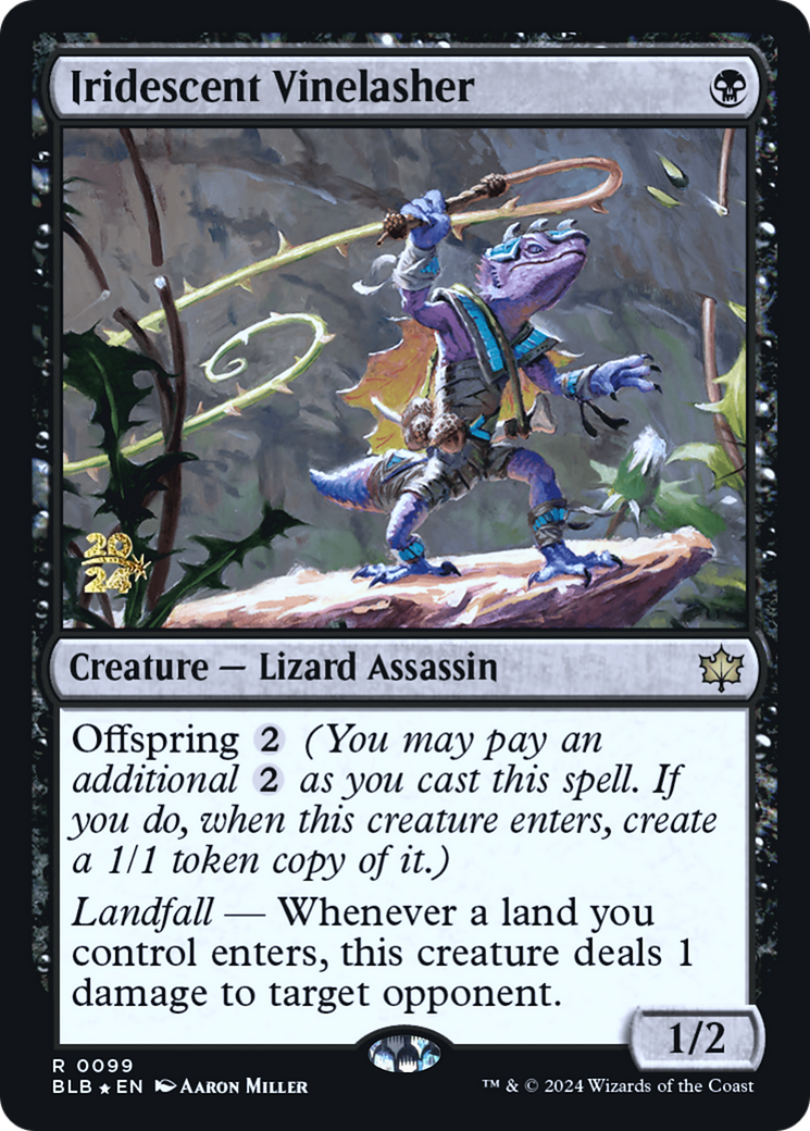 Image of Iridescent Vinelasher [Bloomburrow Prerelease Promos]