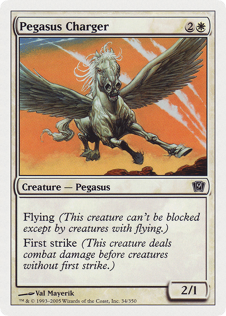 Image of Pegasus Charger [Ninth Edition]
