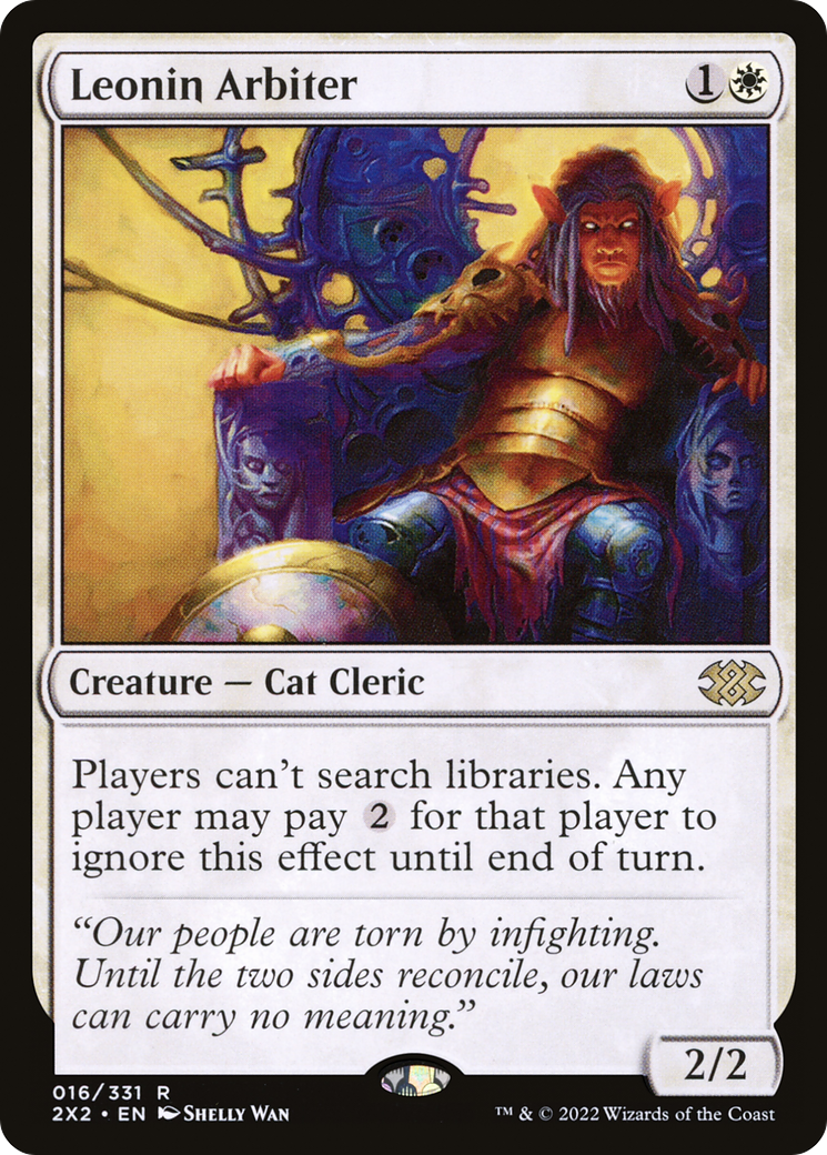 Image of Leonin Arbiter [Double Masters 2022]