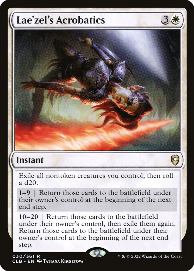 Image of Lae'zel's Acrobatics [Commander Legends: Battle for Baldur's Gate]