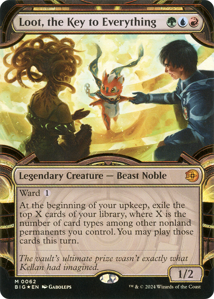 Image of Loot, the Key to Everything (Showcase) (Raised Foil) [Outlaws of Thunder Junction: The Big Score]