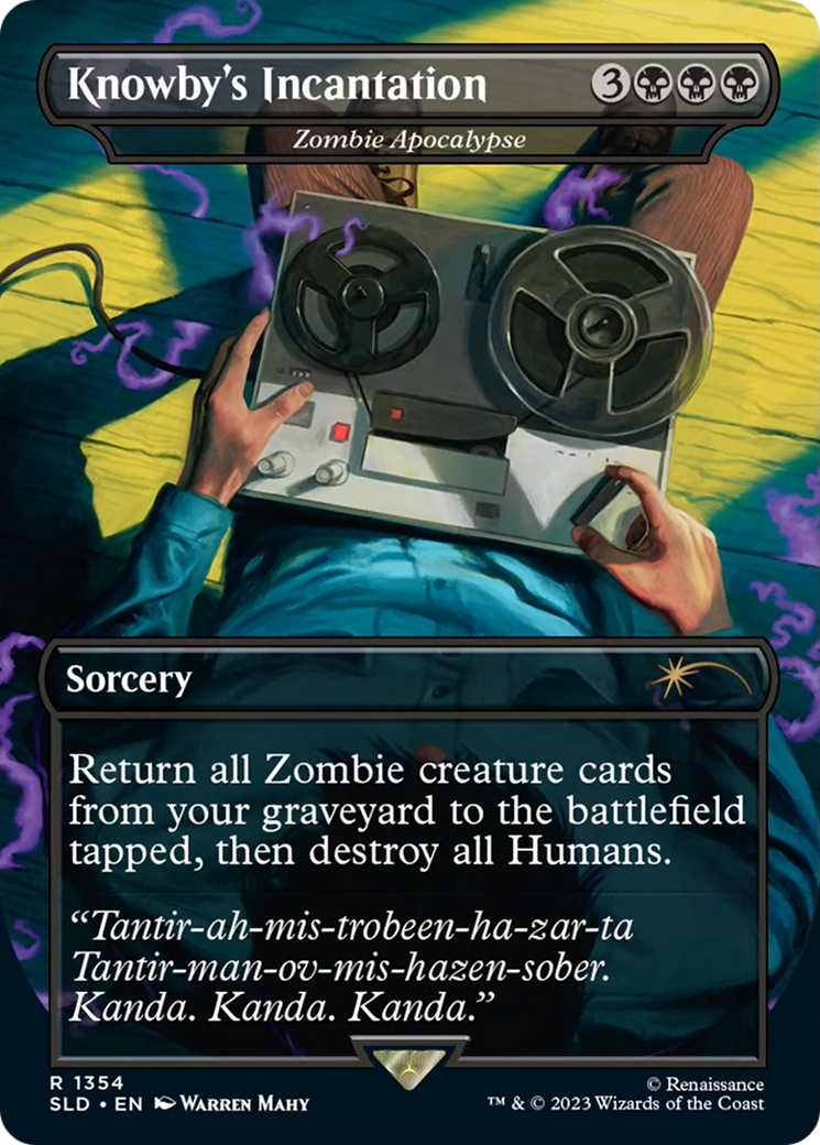 Image of Knowby's Incantation - Zombie Apocalypse [Secret Lair Drop Series]