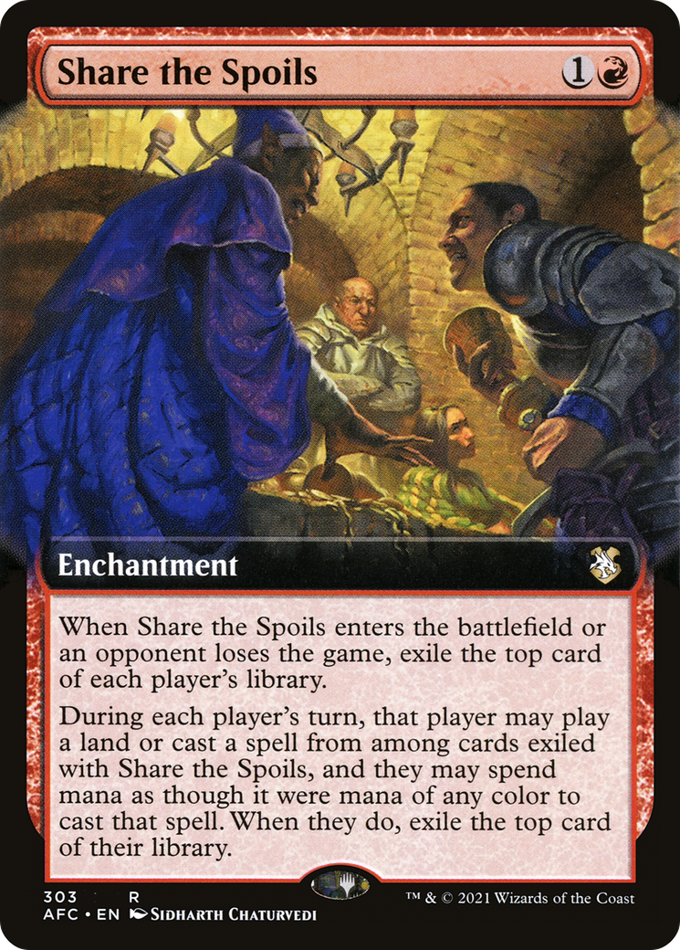 Image of Share the Spoils (Extended Art) [Dungeons & Dragons: Adventures in the Forgotten Realms Commander]