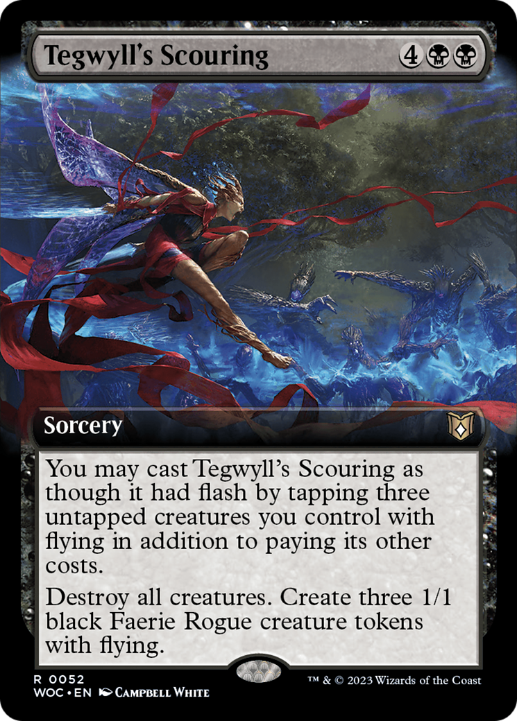 Image of Tegwyll's Scouring (Extended Art) [Wilds of Eldraine Commander]