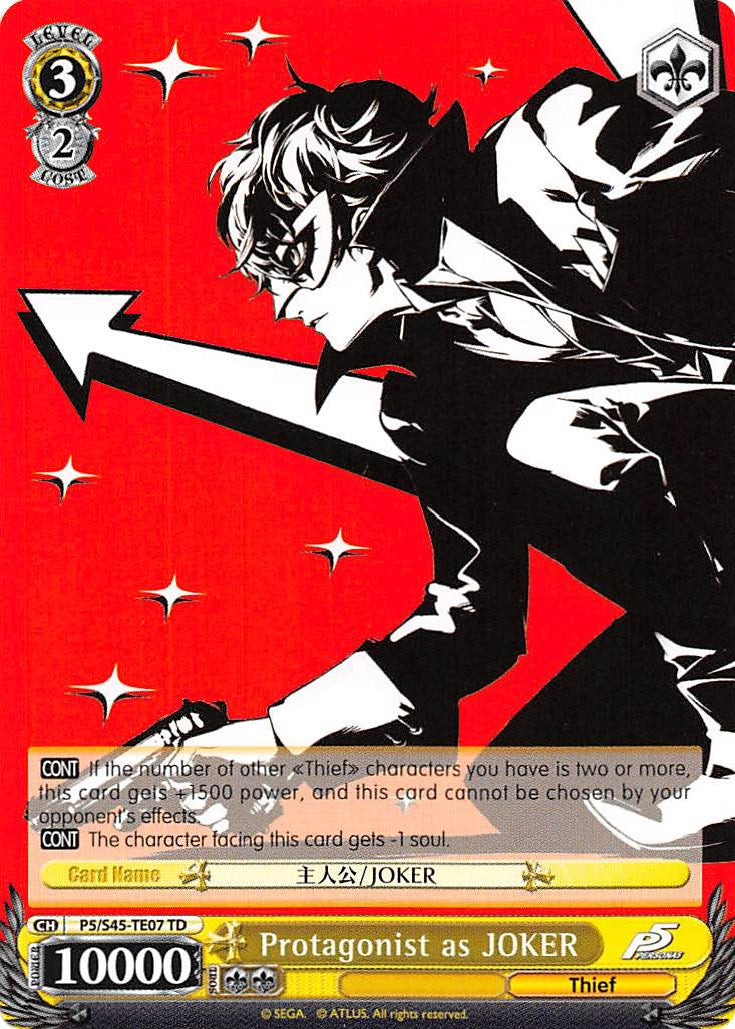 Image of Protagonist as JOKER (P5/S45-TE07 TD) [Persona 5]