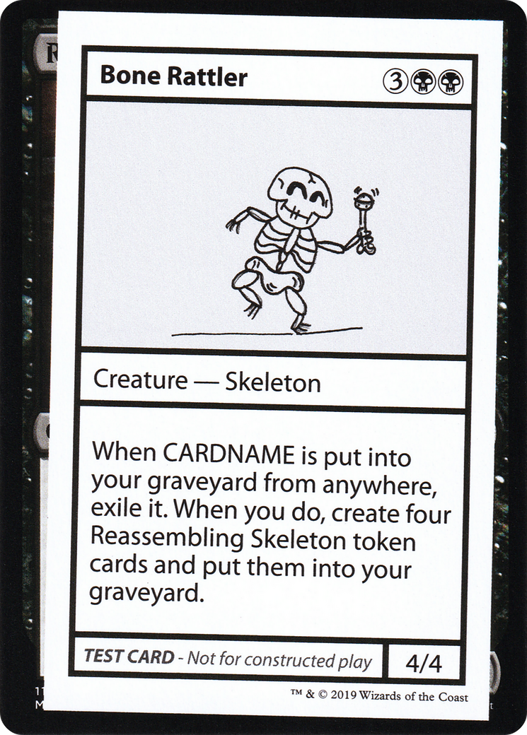 Image of Bone Rattler (2021 Edition) [Mystery Booster Playtest Cards]