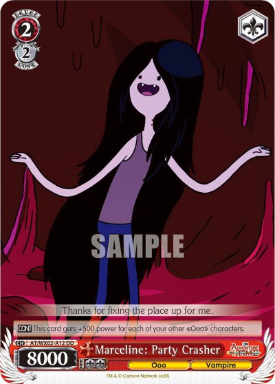 Image of Marceline: Party Crasher (AT/WX02-A12) (Promo) [Adventure Time]