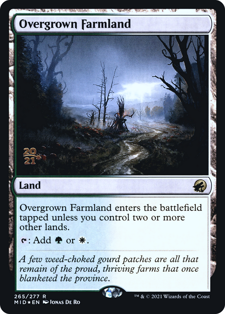 Image of Overgrown Farmland [Innistrad: Midnight Hunt Prerelease Promos]
