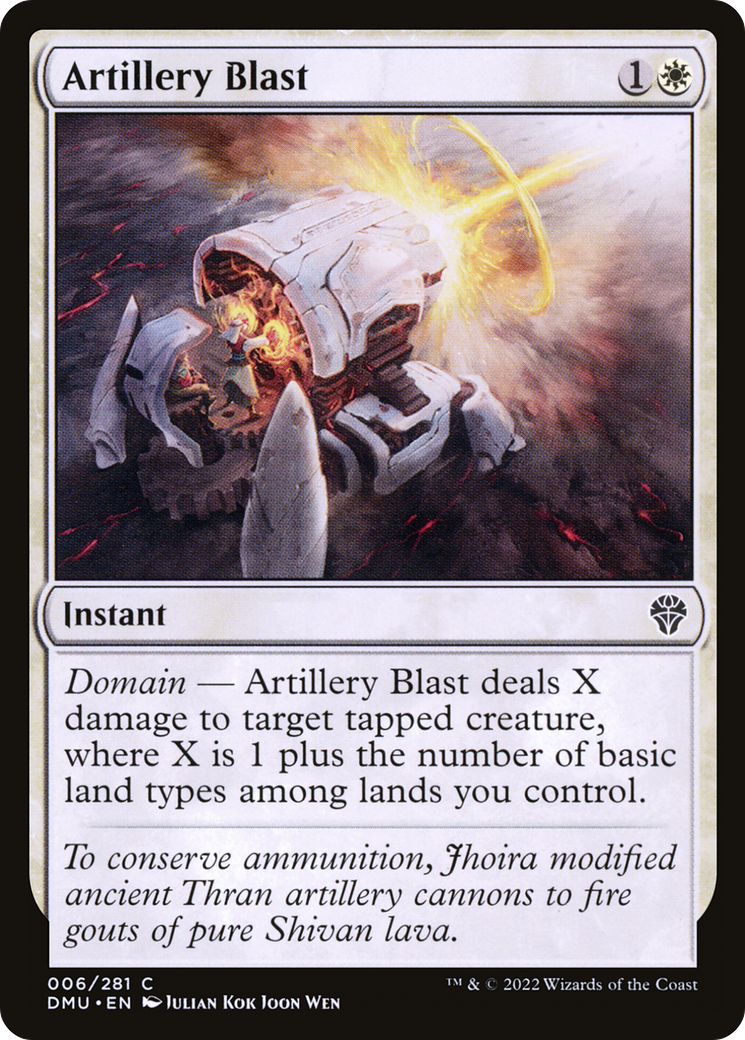 Image of Artillery Blast [Dominaria United]
