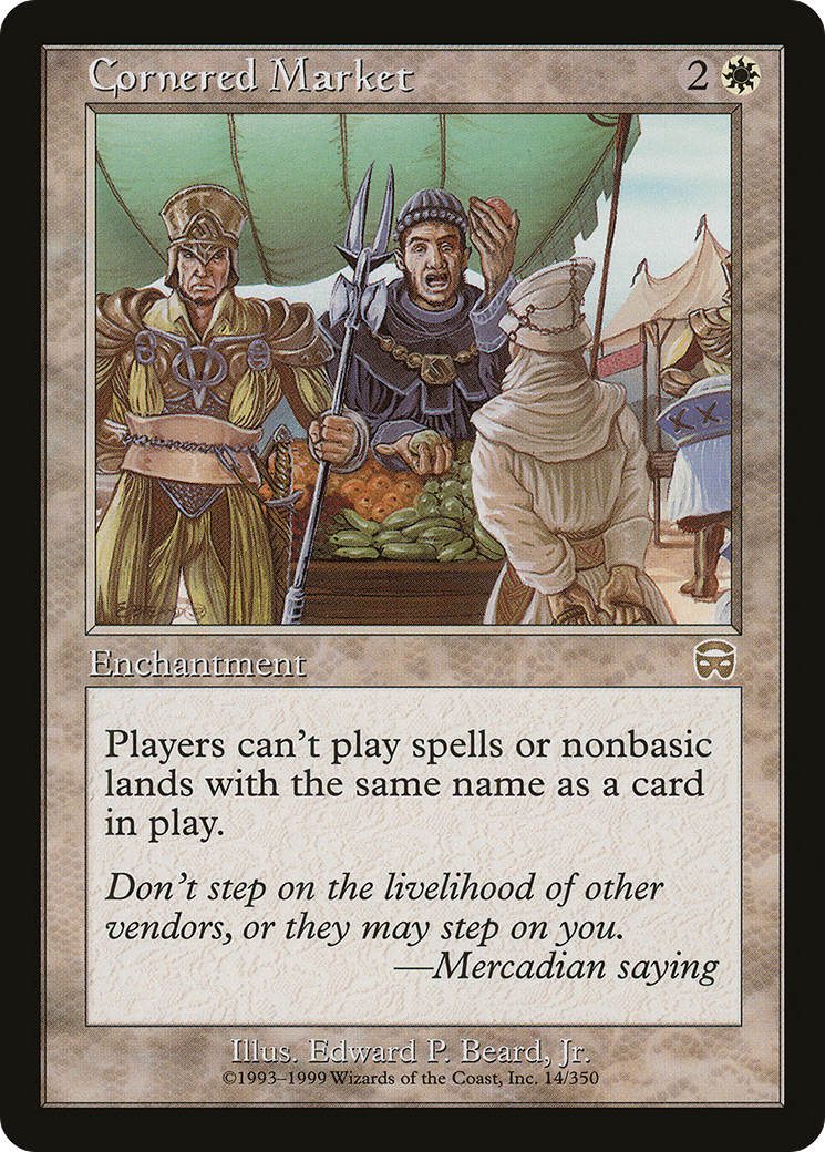 Image of Cornered Market [Mercadian Masques]