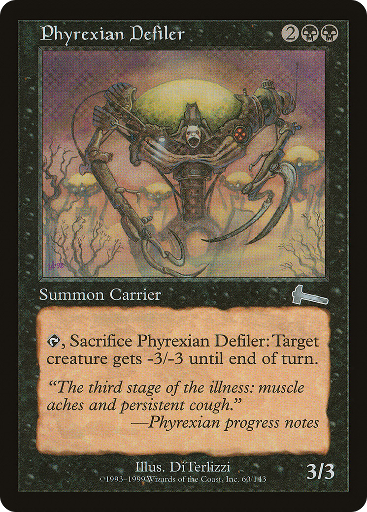 Image of Phyrexian Defiler [Urza's Legacy]