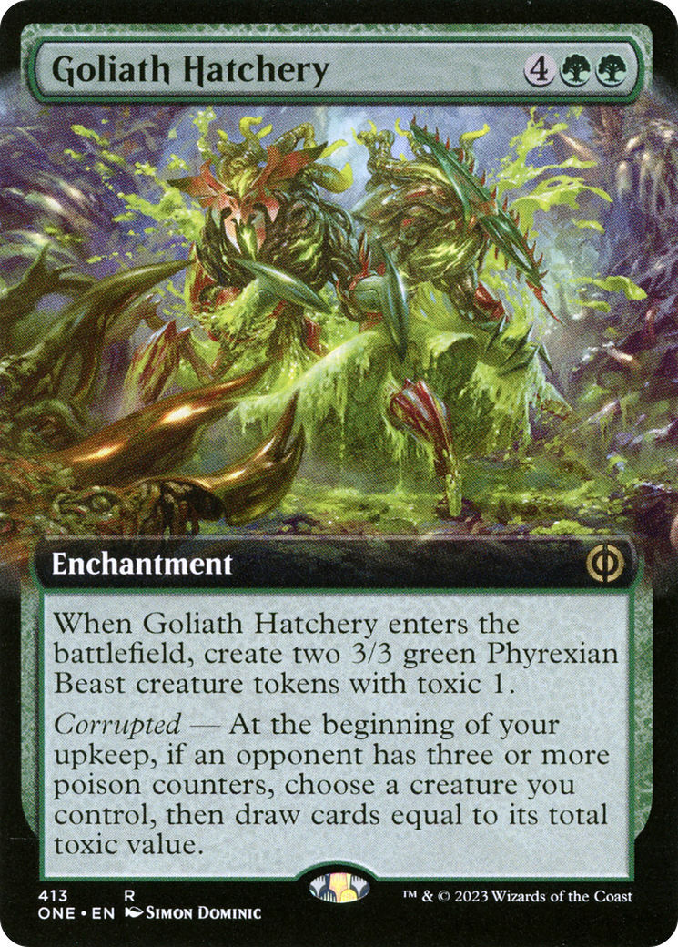 Image of Goliath Hatchery (Extended Art) [Phyrexia: All Will Be One]