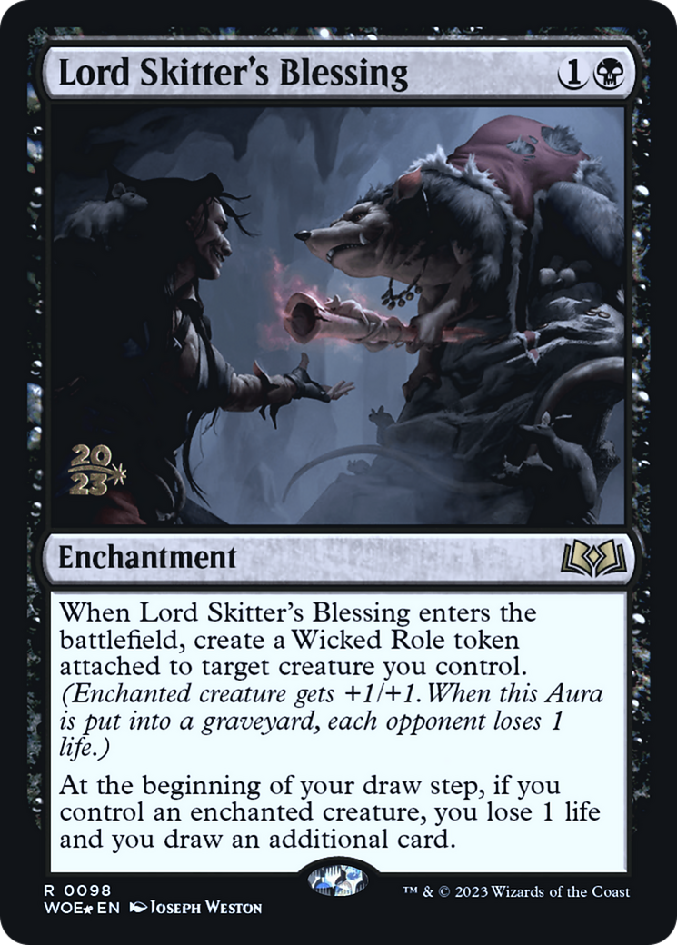 Image of Lord Skitter's Blessing [Wilds of Eldraine Prerelease Promos]