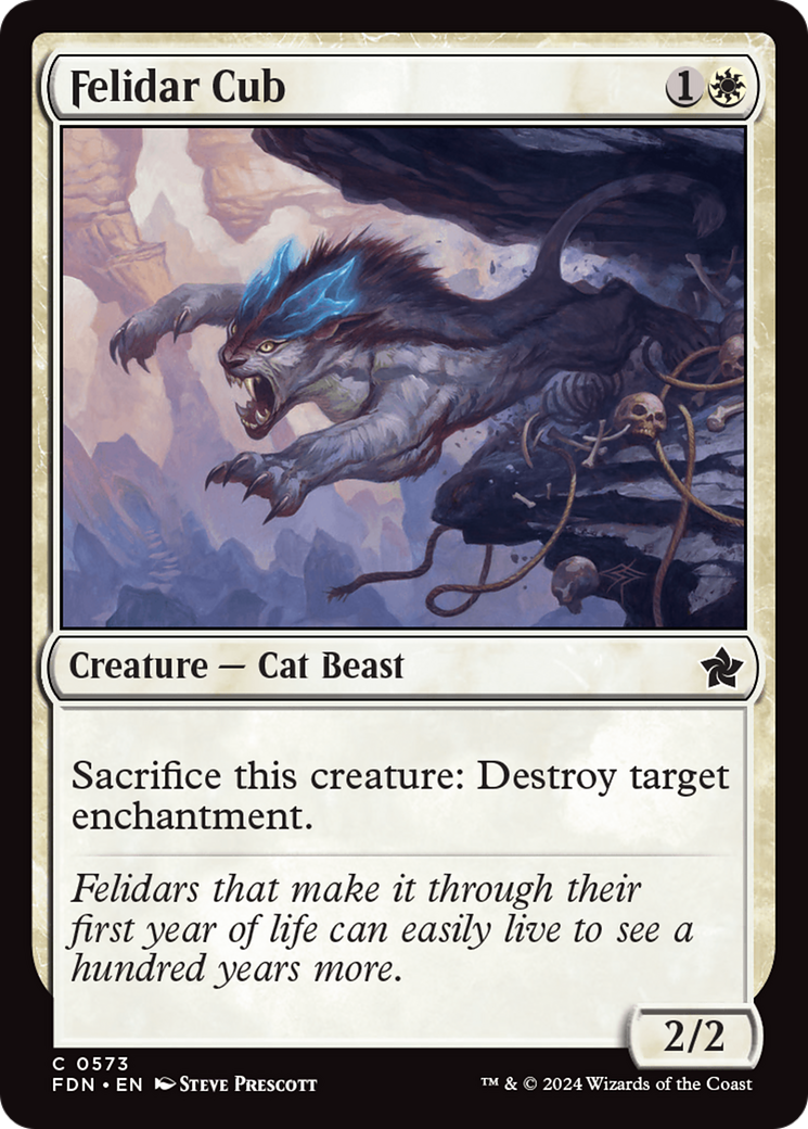 Image of Felidar Cub [Foundations]