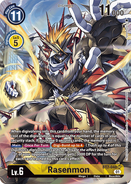 Image of Rasenmon [BT7-040] (Alternate Art) [Next Adventure]