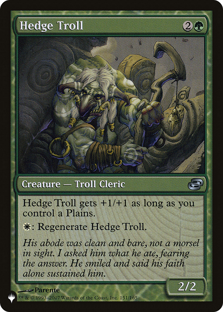 Image of Hedge Troll [The List]