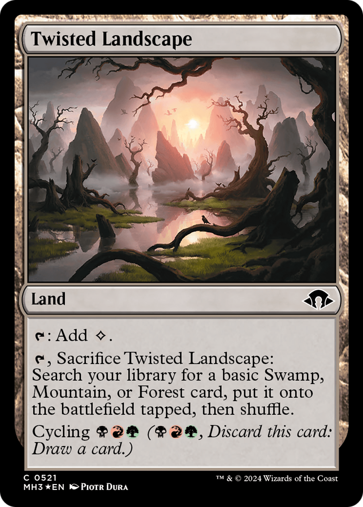 Image of Twisted Landscape (Ripple Foil) [Modern Horizons 3]