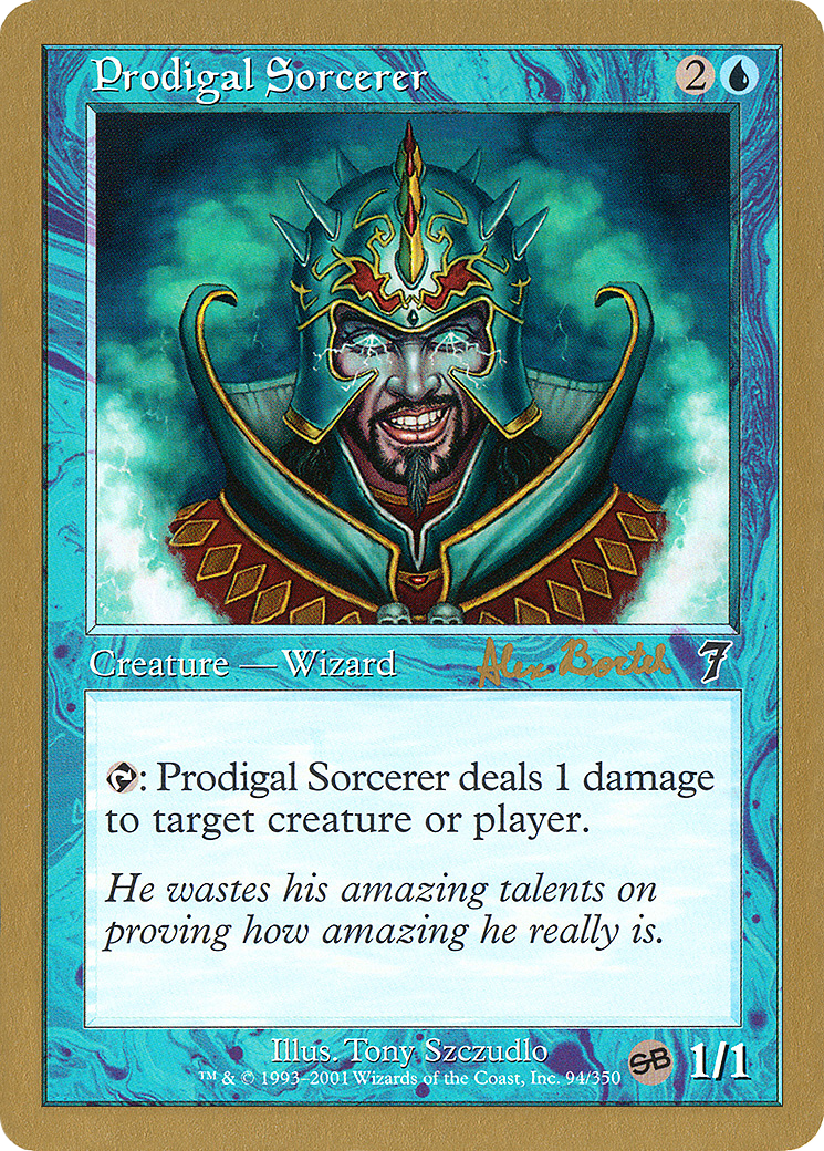 Image of Prodigal Sorcerer (Alex Borteh) (SB) [World Championship Decks 2001]
