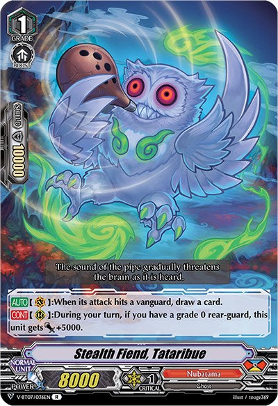 Image of Stealth Fiend, Tataribue (V-BT07/036EN) [Infinideity Cradle]