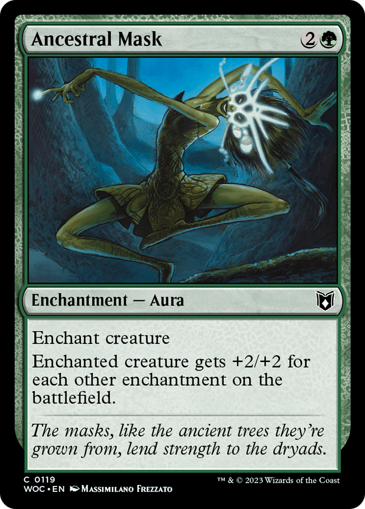 Image of Ancestral Mask [Wilds of Eldraine Commander]