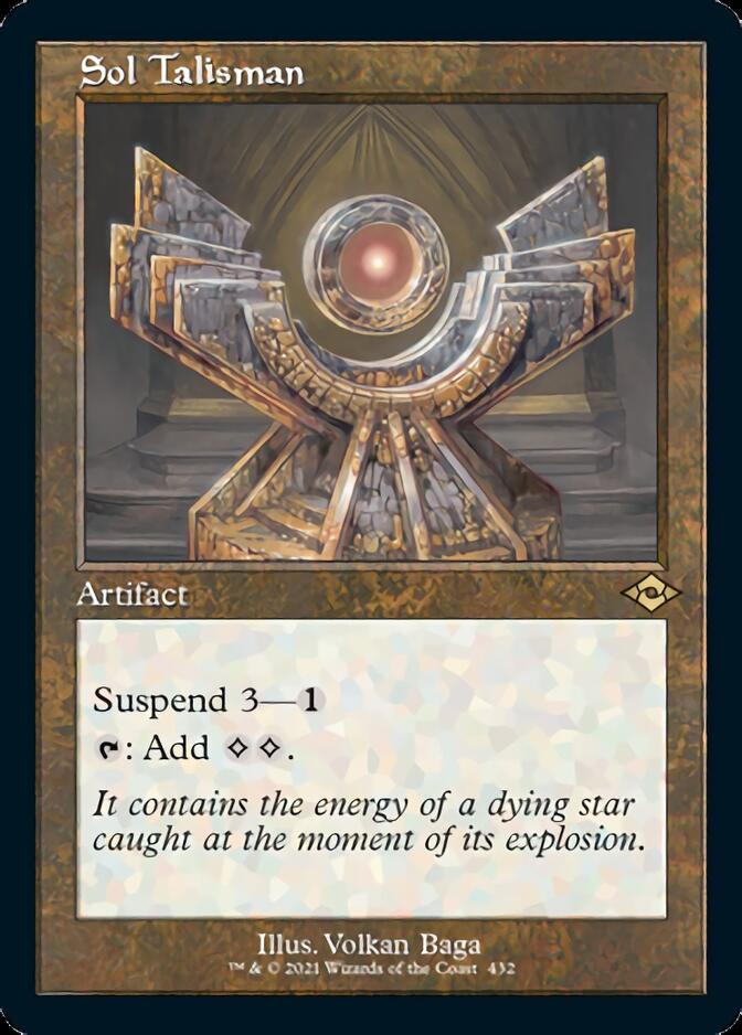 Image of Sol Talisman (Retro Foil Etched) [Modern Horizons 2]