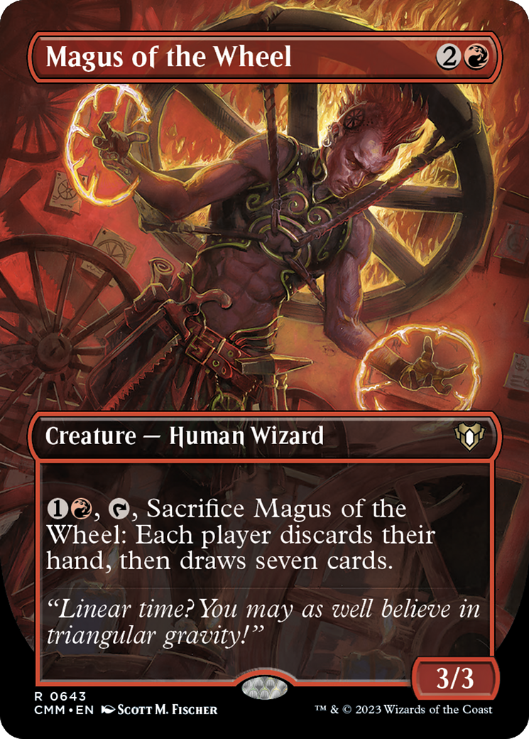 Image of Magus of the Wheel (Borderless Alternate Art) [Commander Masters]