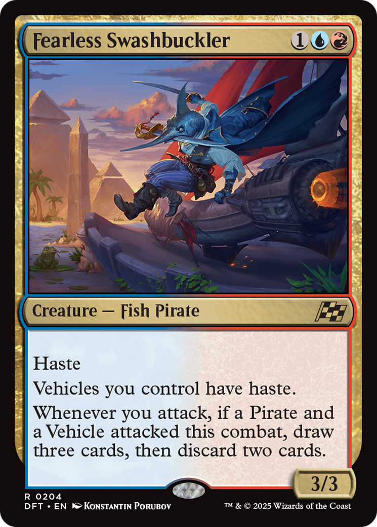 Image of Fearless Swashbuckler [Aetherdrift]