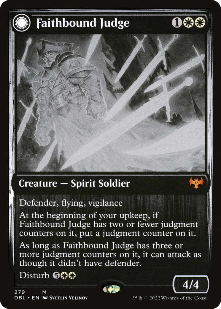 Image of Faithbound Judge // Sinner's Judgment [Innistrad: Double Feature]