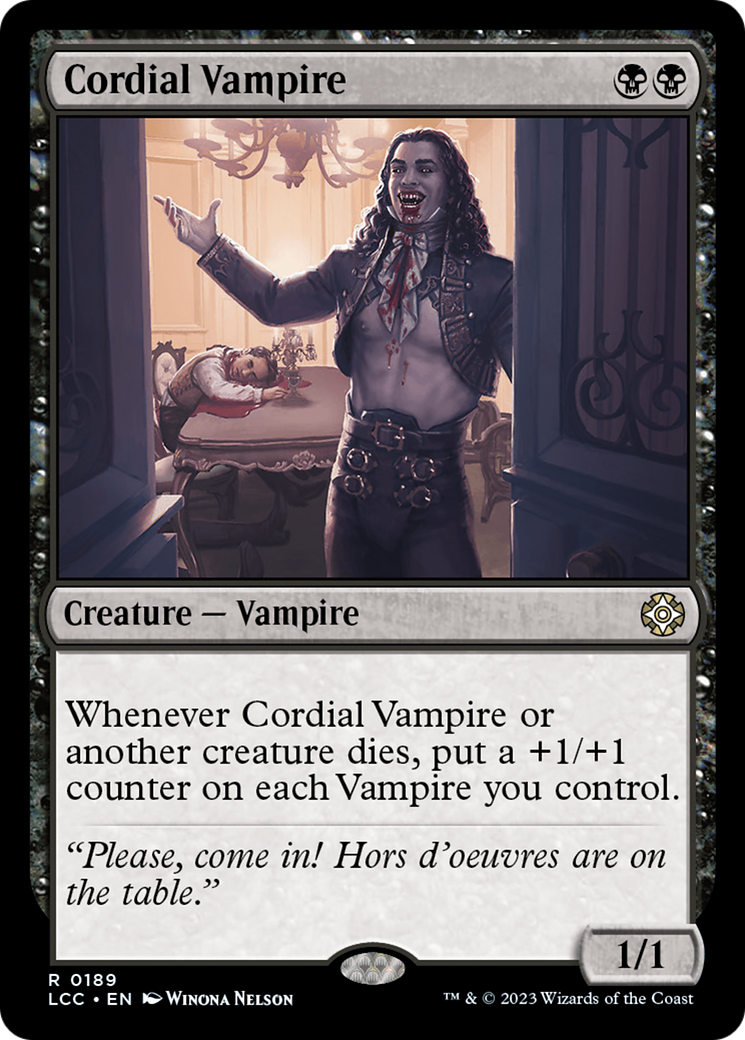 Image of Cordial Vampire [The Lost Caverns of Ixalan Commander]