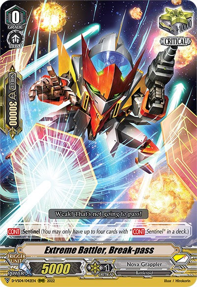 Image of Extreme Battler, Break-pass (D-VS04/042EN) [V Clan Collection Vol.4]