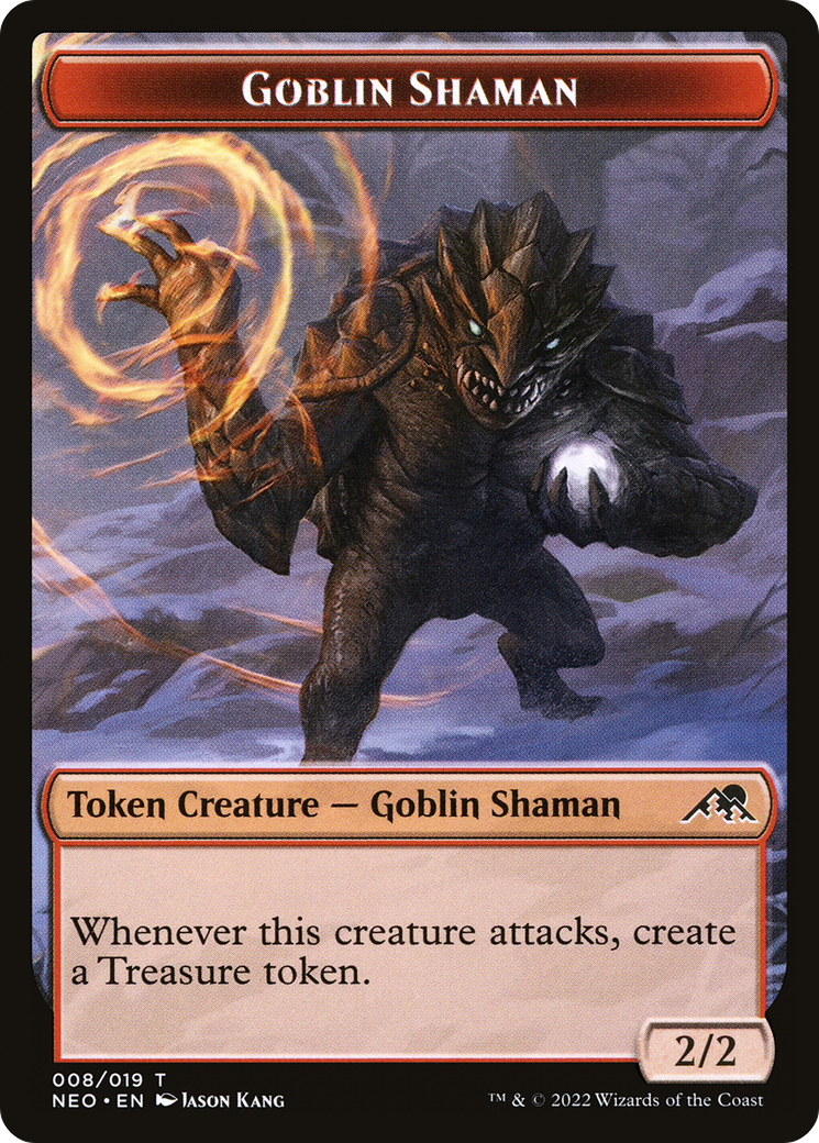 Image of Goblin Shaman Token [Kamigawa: Neon Dynasty Tokens]