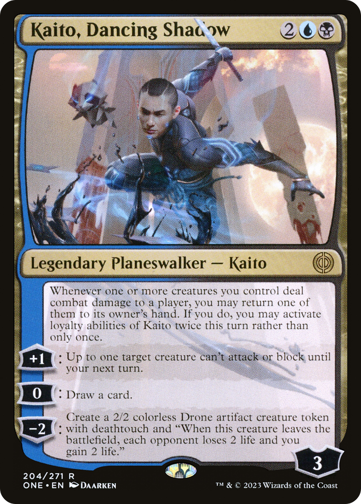 Image of Kaito, Dancing Shadow [Phyrexia: All Will Be One]