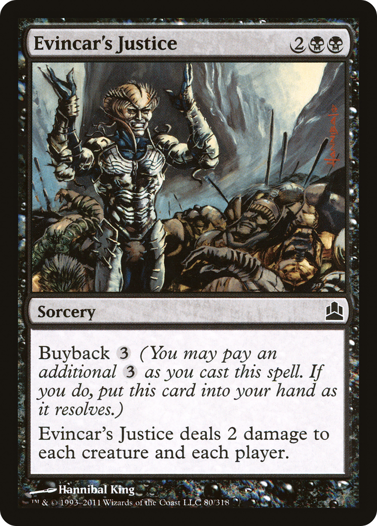 Image of Evincar's Justice [Commander 2011]