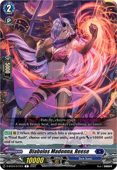 Image of Diabolos Madonna, Reese (D-BT04/077EN) [Awakening of Chakrabarthi]