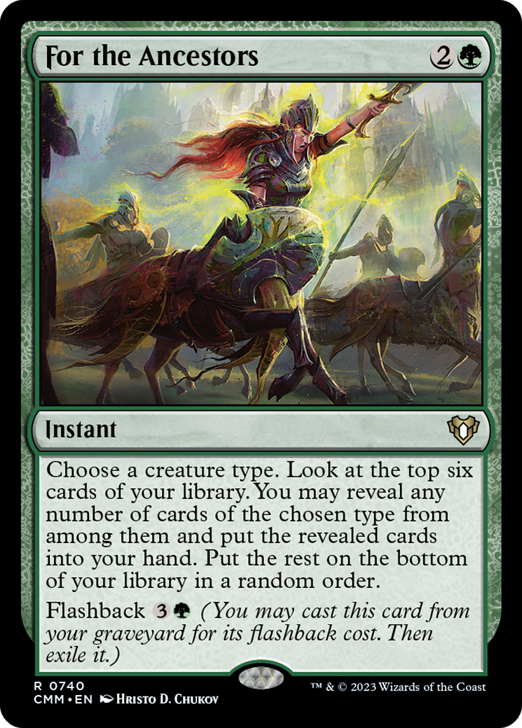 Image of For the Ancestors [Commander Masters]