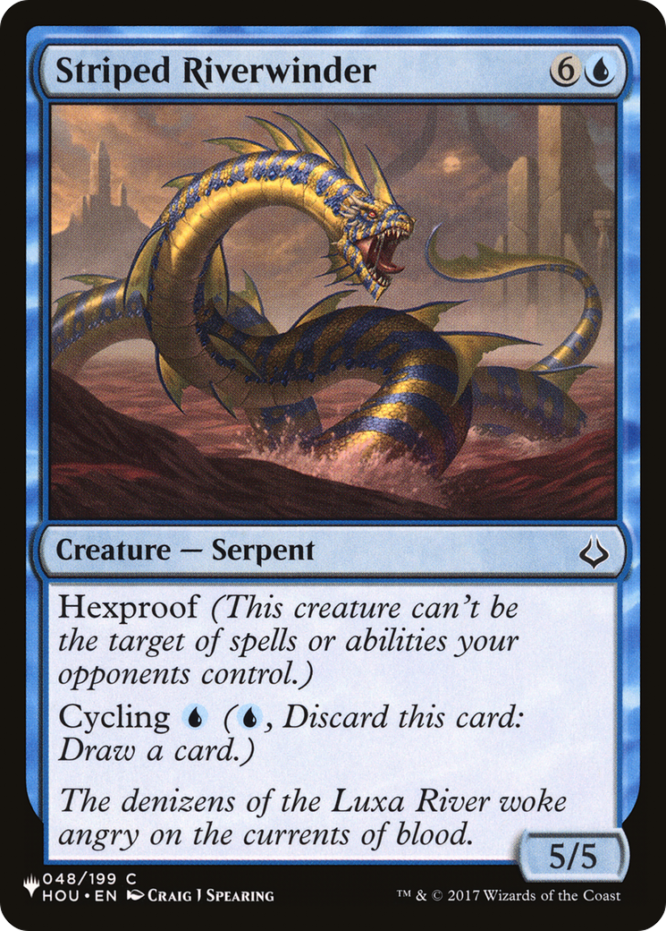Image of Striped Riverwinder [The List]
