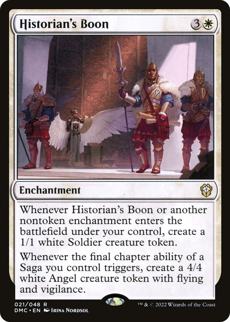 Image of Historian's Boon [Dominaria United Commander]