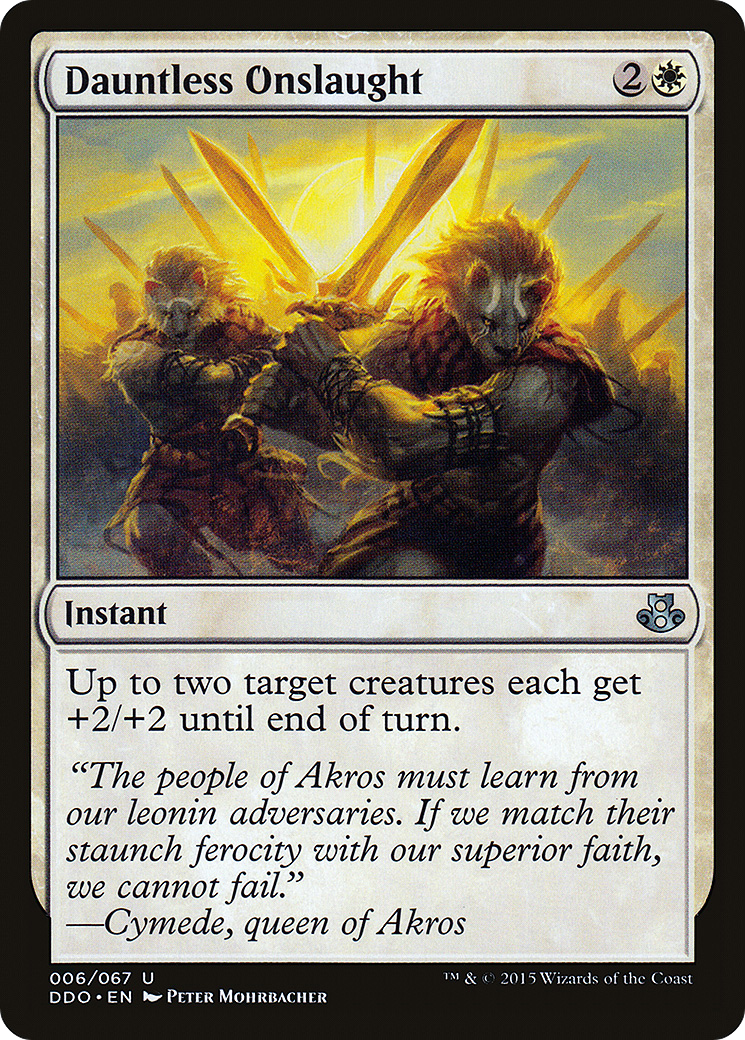 Image of Dauntless Onslaught [Duel Decks: Elspeth vs. Kiora]