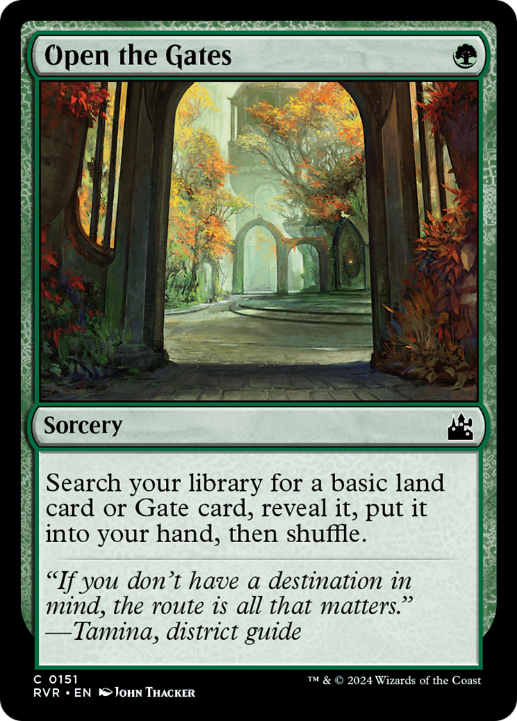 Image of Open the Gates [Ravnica Remastered]