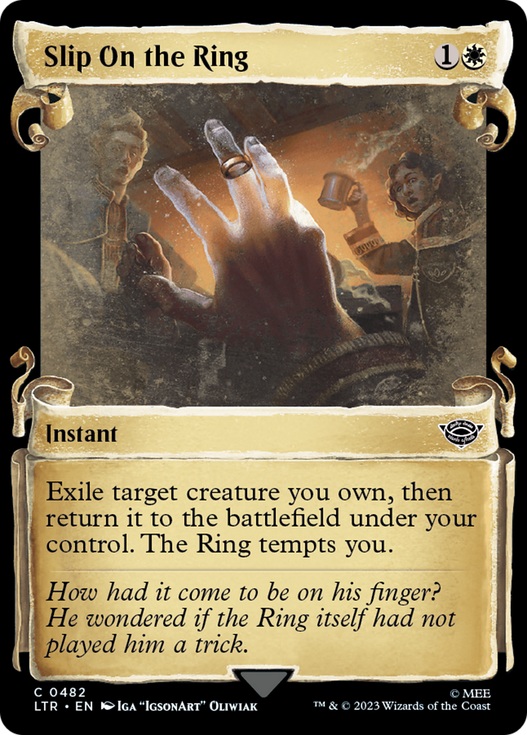 Image of Slip on the Ring [The Lord of the Rings: Tales of Middle-Earth Showcase Scrolls]
