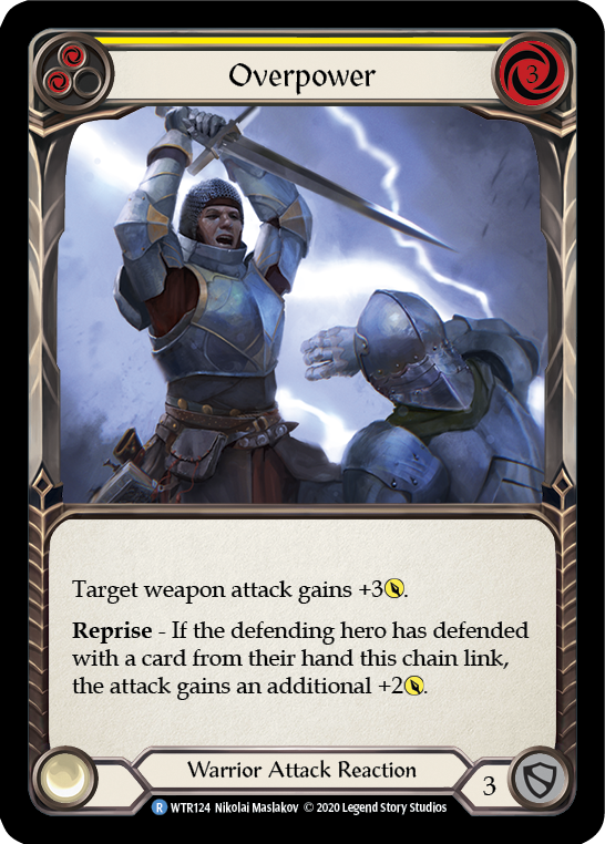 Image of Overpower (Yellow) [U-WTR124] (Welcome to Rathe Unlimited)  Unlimited Normal