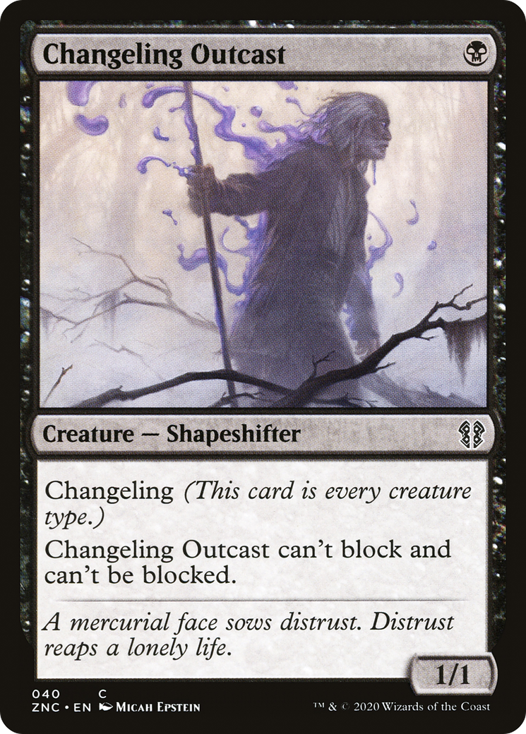 Image of Changeling Outcast [Zendikar Rising Commander]