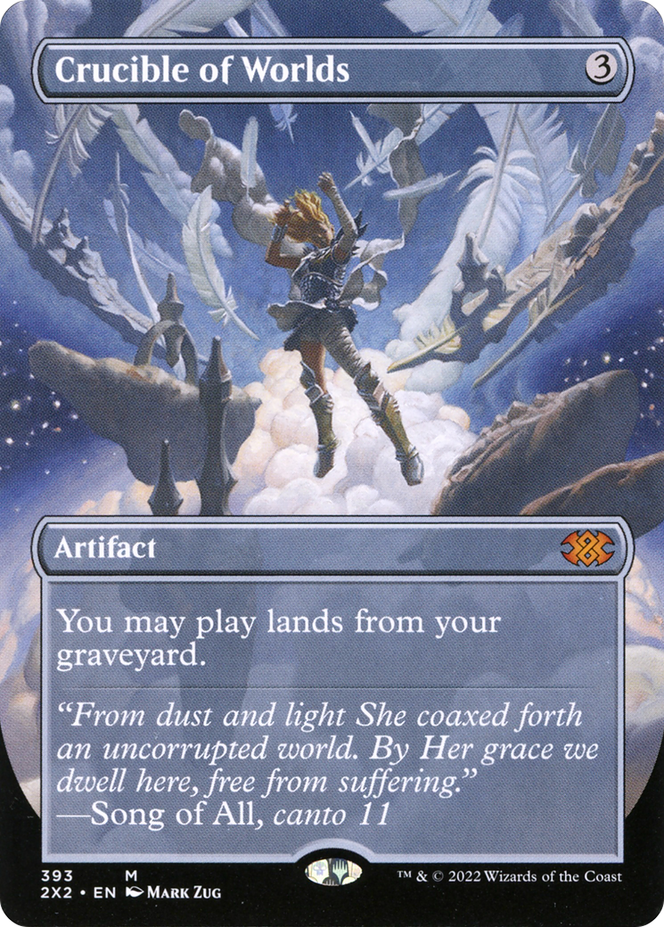 Image of Crucible of Worlds (Borderless Alternate Art) [Double Masters 2022]
