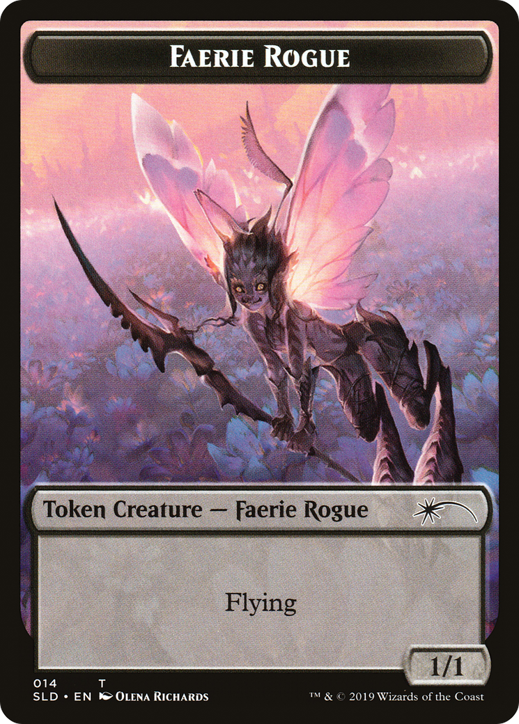 Image of Faerie Rogue Token (014) [Secret Lair Drop Series]