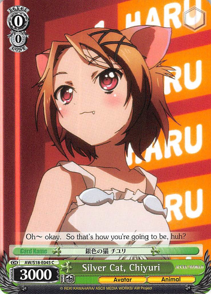 Image of Silver Cat, Chiyuri (AW/S18-E045 C) [Accel World]