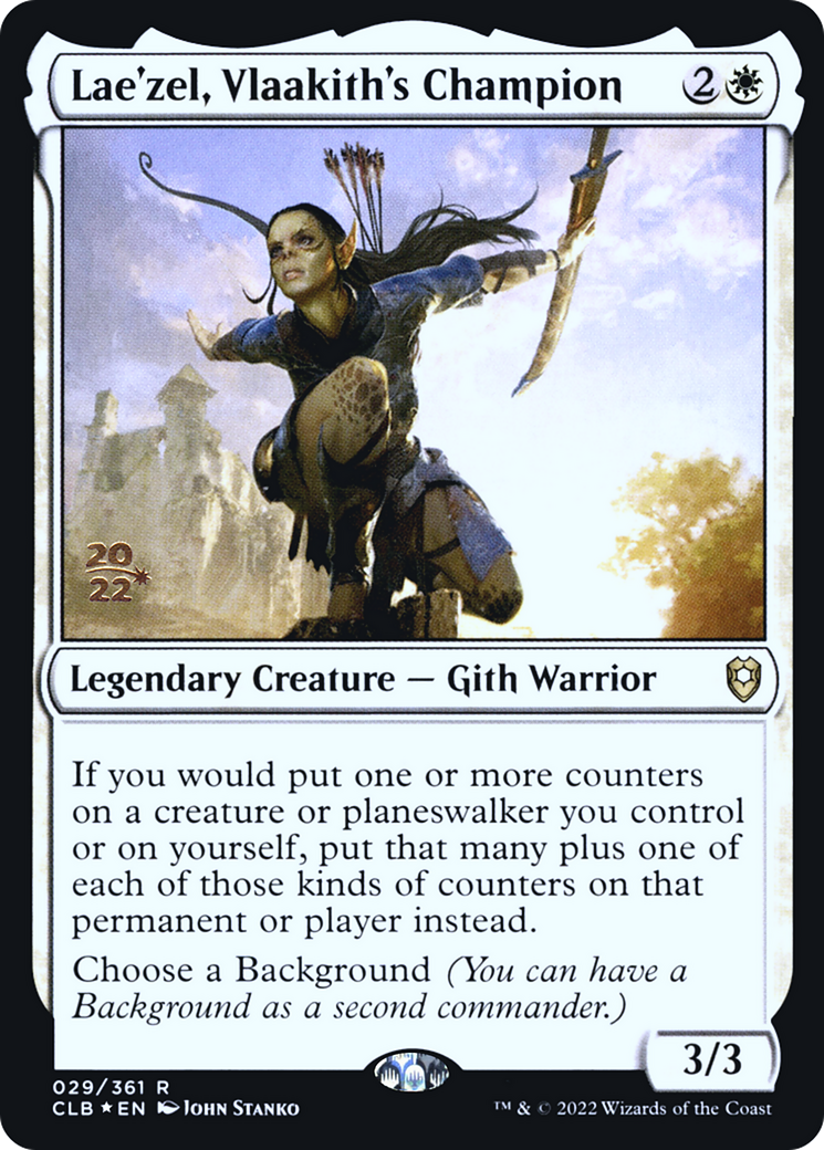 Image of Lae'zel, Vlaakith's Champion [Commander Legends: Battle for Baldur's Gate Prerelease Promos]