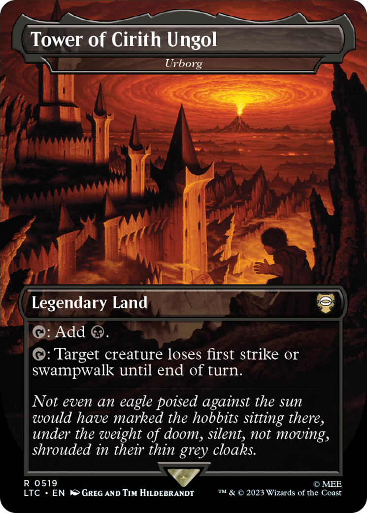 Image of Tower of Cirith Ungol - Urborg (Borderless) [The Lord of the Rings: Tales of Middle-Earth Commander]