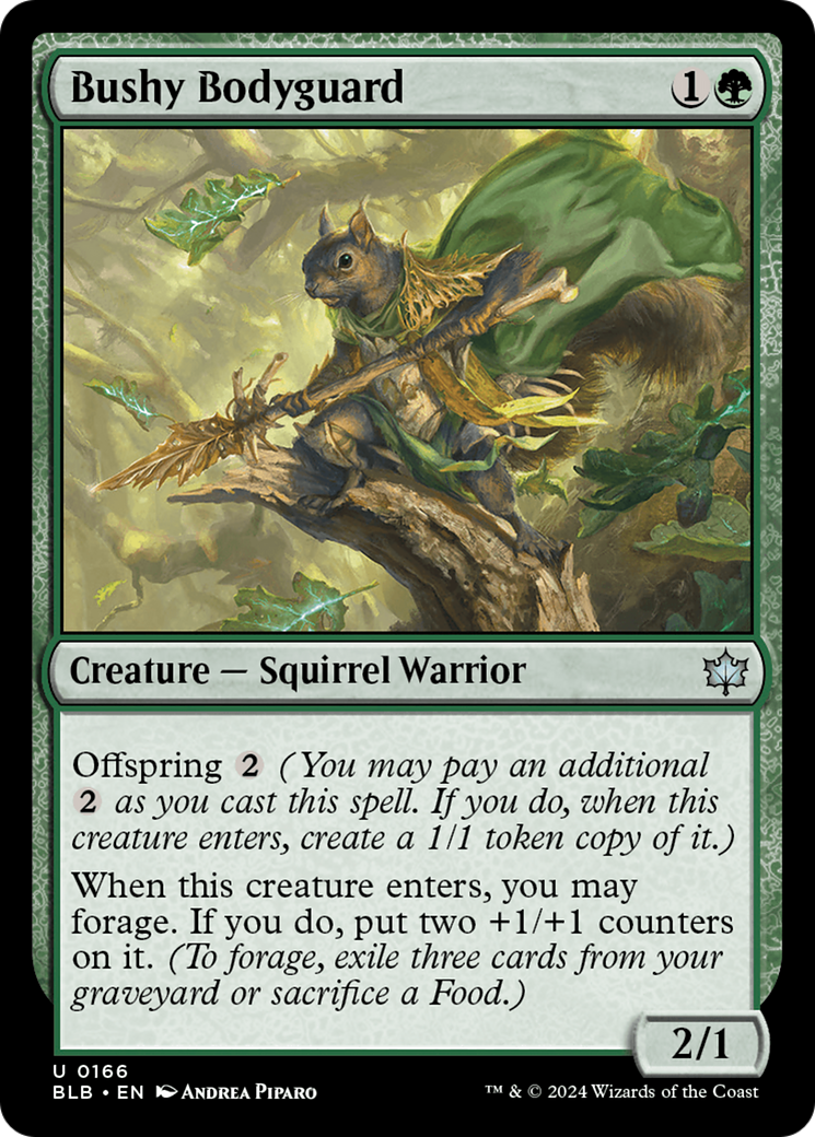 Image of Bushy Bodyguard [Bloomburrow]
