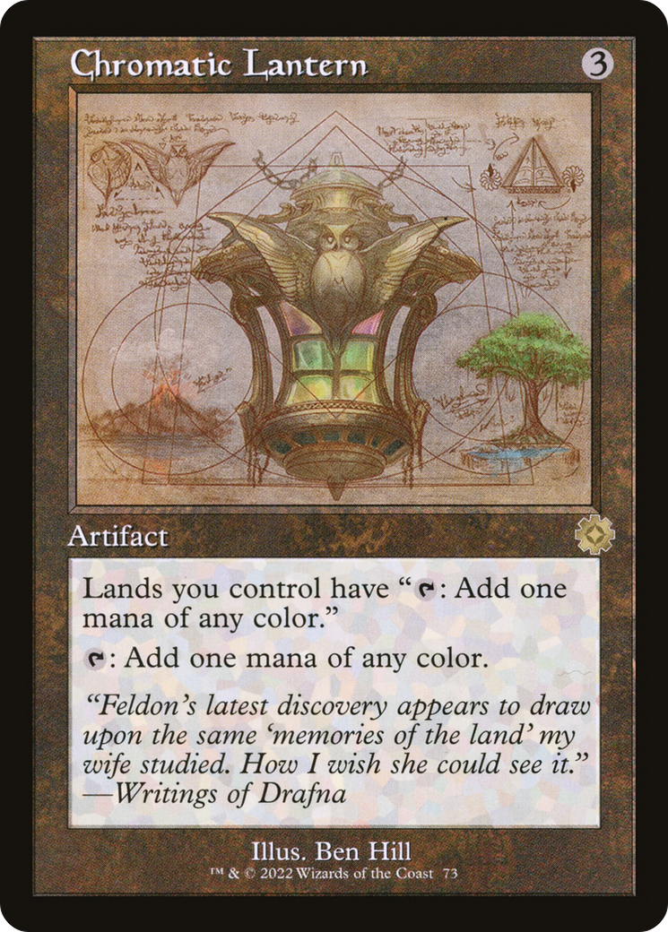 Image of Chromatic Lantern (Retro Schematic) [The Brothers' War Retro Artifacts]